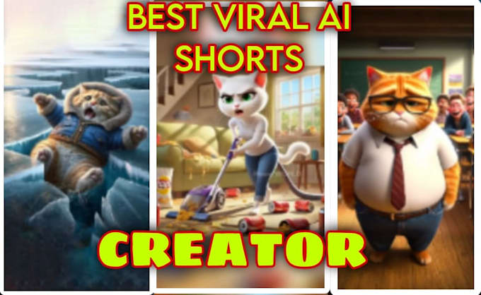 Gig Preview - Ai generate pet stories ugc videos custom short clips for dog and cat produt