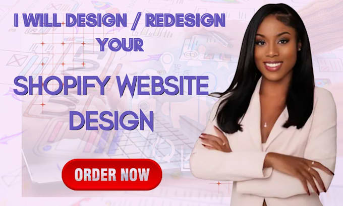 Gig Preview - Redesign shopify website design shopify website shopify store design