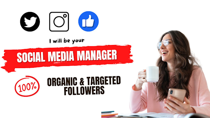 Gig Preview - Be your social media manager and instagram strategist