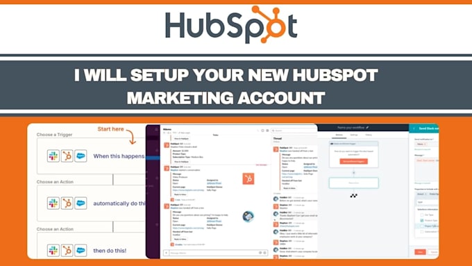 Gig Preview - Setup your new hubspot CRM marketing account funnel development and management