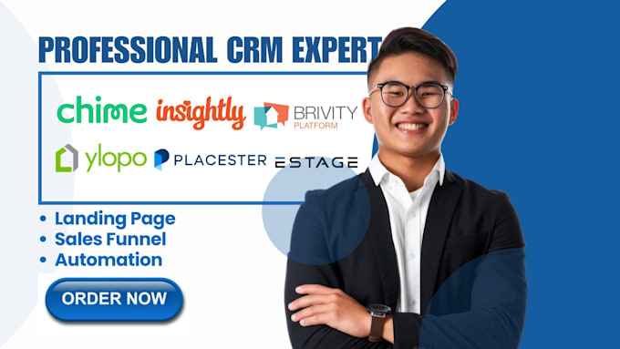 Bestseller - setup estage crm placester ylopo brivity insightly chime email campaign