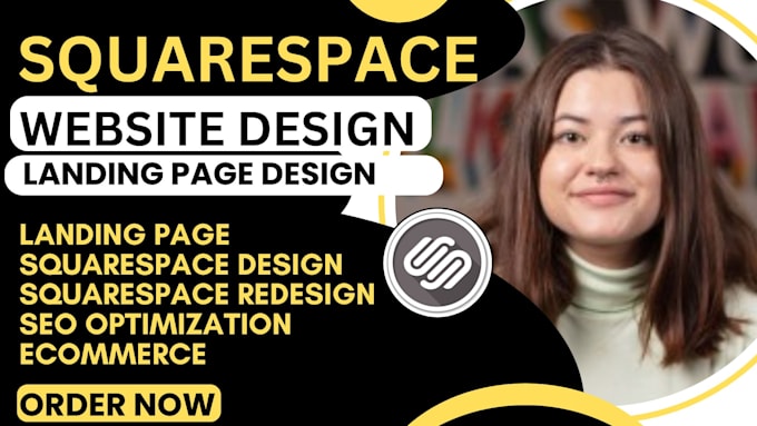 Gig Preview - Design, redesign results driven squarespace landing page