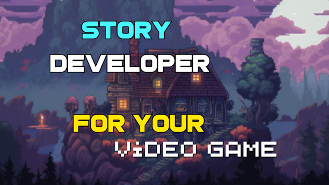 Gig Preview - Be your pixel game writer for your world, characters, lore, stories, dialogue