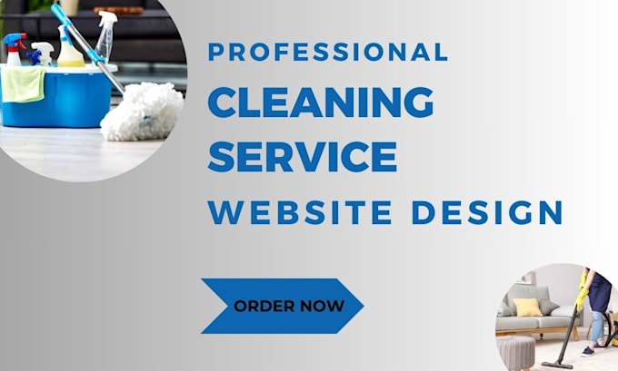 Gig Preview - Build a cleaning service website with an integrated booking system