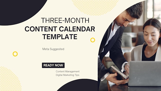 Gig Preview - Provide a three month content calendar template