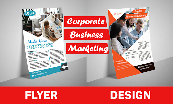 Gig Preview - Design business flyer, marketing flyer, product flyer, for you