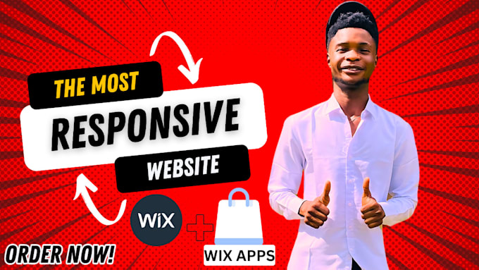 Gig Preview - Be your website builder or wix developer to create wix website design, redesign