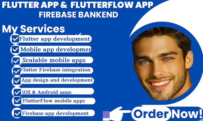 Gig Preview - Flutter app flutterflow app development flutter flow app mobile app firebase app