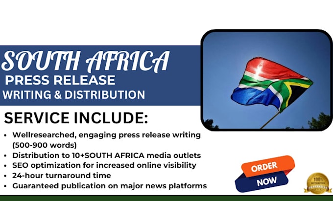 Gig Preview - Do south africa press release writing and distribution