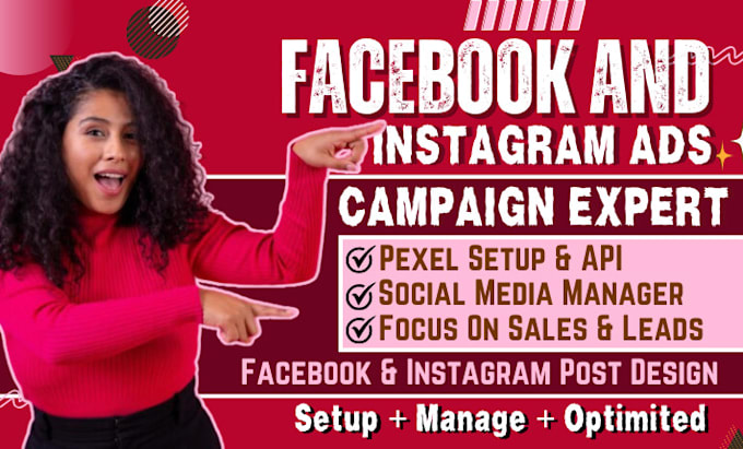 Bestseller - meta instagram ads facebook ads campaign setup management fb profile promotion