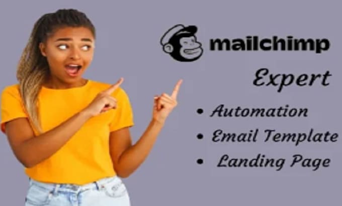 Gig Preview - Integrate mailchimp with your website and set up automated email campaign