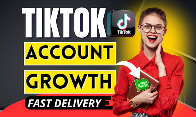 Gig Preview - Grow your tiktok account organically through ads manager