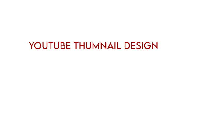 Bestseller - design professional youtube thumbnail design