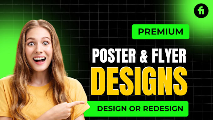 Gig Preview - Design professional poster or flyer for business, event, product