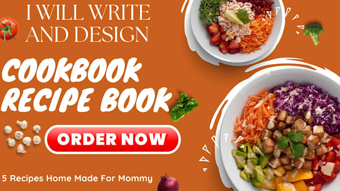 Gig Preview - Create cookbook, recipe books, food recipe ebooks and handle cookbook formatting