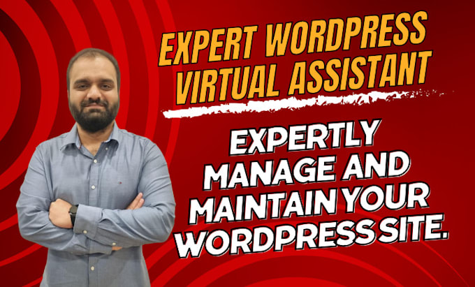 Gig Preview - Be expert wordpress manager for website maintenance security and troubleshooting