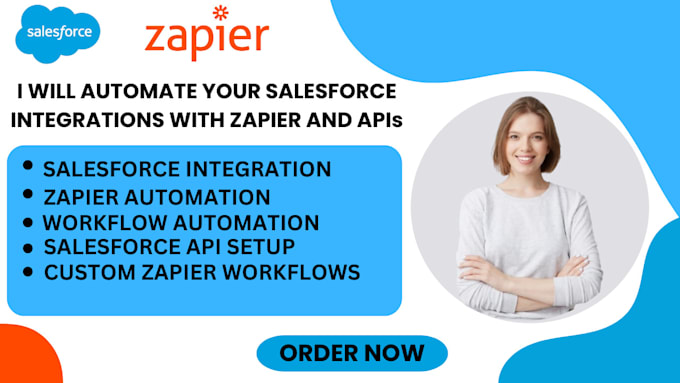 Bestseller - automate your salesforce integrations with zapier and API hubspot, monday, crm