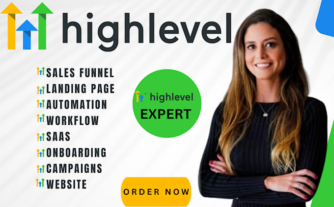 Gig Preview - Gohighlevel a2p gohighlevel website gohighlevel expert workflow ai chatbot