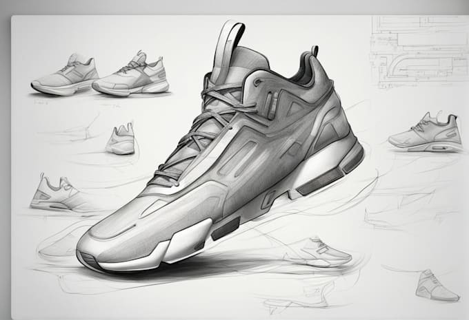 Gig Preview - Design shoes sneaker footwear with tech pack