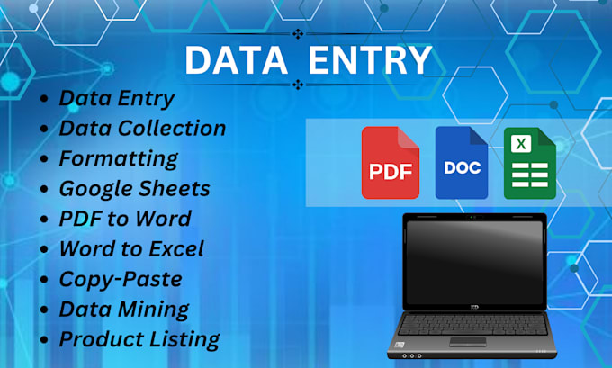 Bestseller - do data entry as an efficient data entry specialist