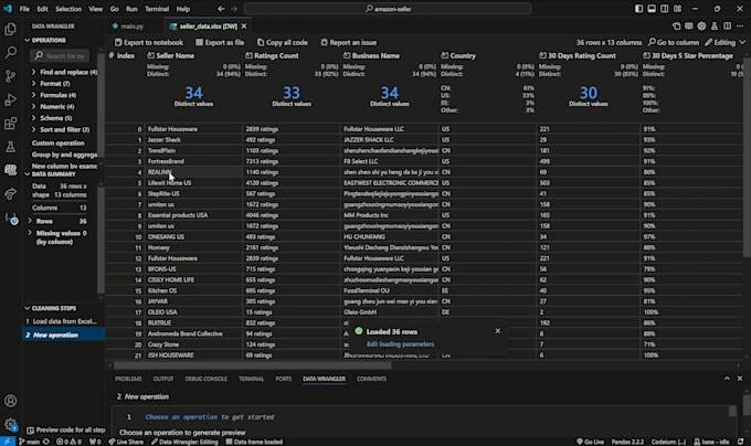 Gig Preview - Do python scraper or web scraper to get data report