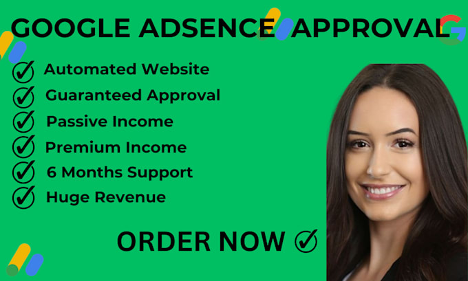 Gig Preview - Get google adsense approval and fix all adsense problems