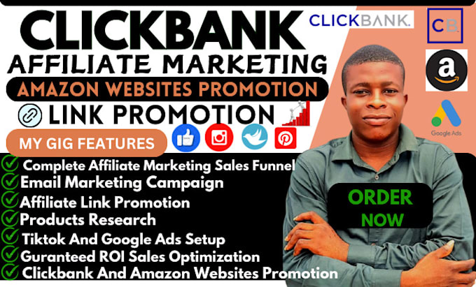 Gig Preview - Boost sales on clickbank product, affiliate marketing funnels for passive income