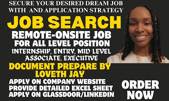 Gig Preview - Find job, search and apply for remote and onsite jobs, reverse recruit for jobs