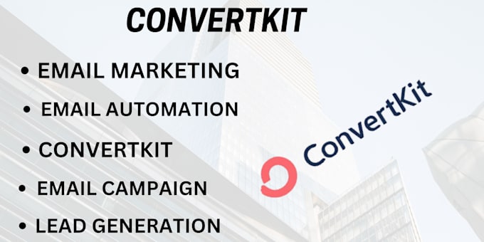 Bestseller - be professional landing page  email marketing automation with convert kit