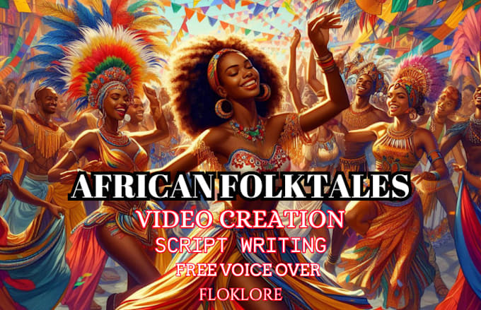 Gig Preview - Create mind blowing african american folktale, folklore video for youtube