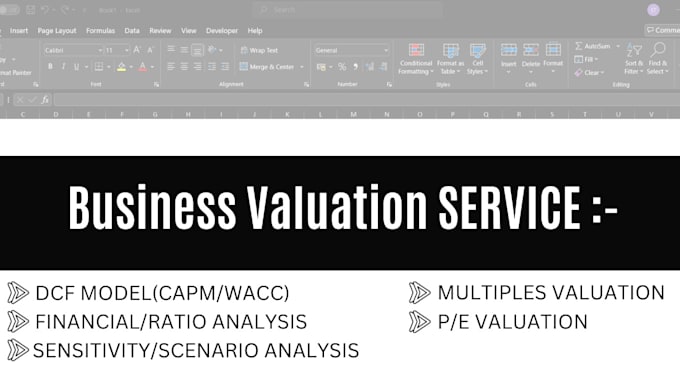 Gig Preview - Do startup and business valuation with dcf model