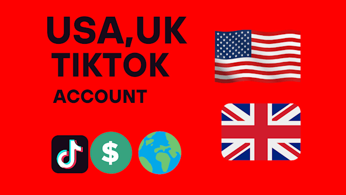 Gig Preview - Create usa tiktok account UK tiktok account for creativity program beta