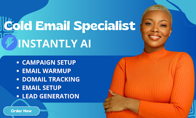 Gig Preview - Setup instantly ai for cold email outreach