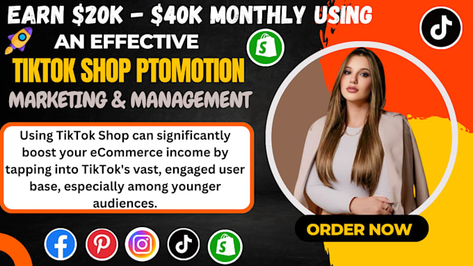 Bestseller - setup, manage tiktok shop, tiktok shop dropshipping, tiktok marketing