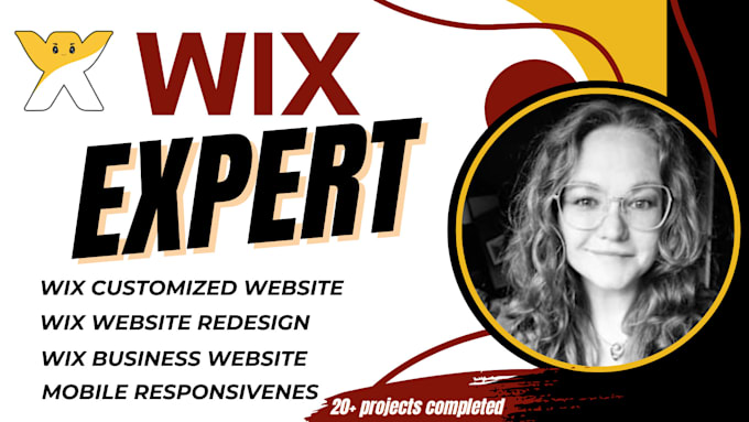 Gig Preview - Design wix website and redesign a business wix website