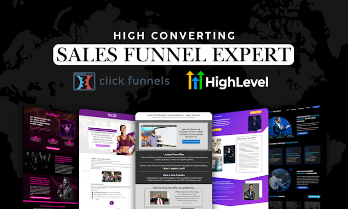 Bestseller - build high converting sales funnel in gohighlevel, clickfunnels