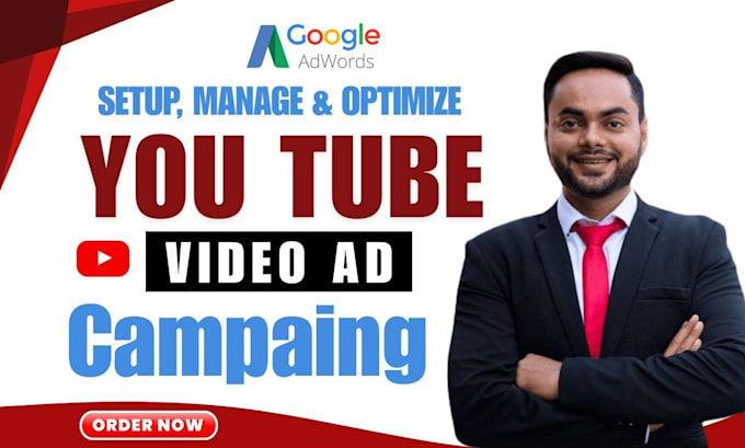 Bestseller - set up manage and optimize youtube video ads, display ads campaign