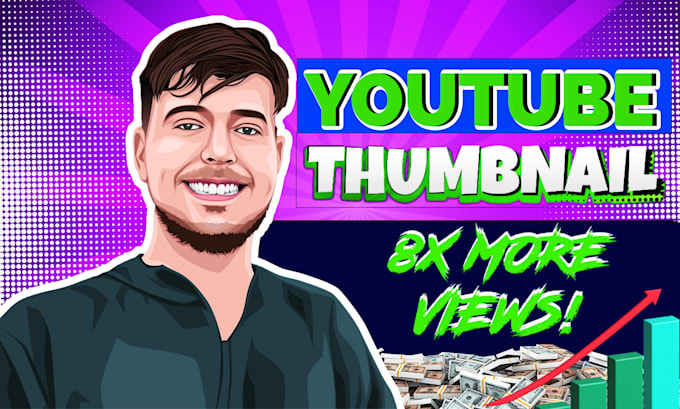 Gig Preview - Design eye catching youtube thumbnails to boost your views