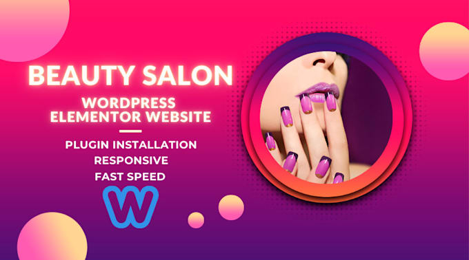 Gig Preview - Create stunning salon, spa, and skincare websites