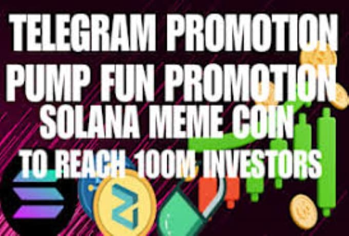 Gig Preview - Promote your crypto telegram project to 500m token investors to 100x token sales