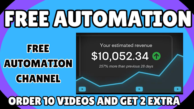 Gig Preview - Offer free youtube automation cash cow channel for you