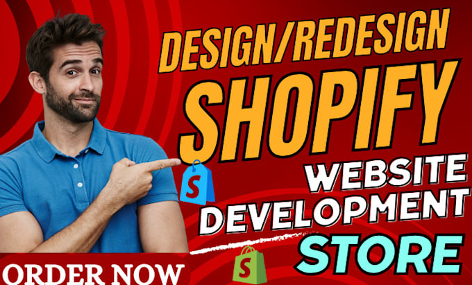 Gig Preview - Do shopify dropshipping store design redesign shopify expert website developer