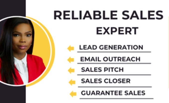 Gig Preview - Be your dynamic sales rep, market research, sales consultant