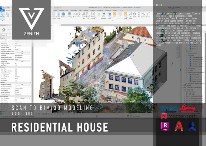 Gig Preview - Do scan to revit bim and point cloud to 3d model