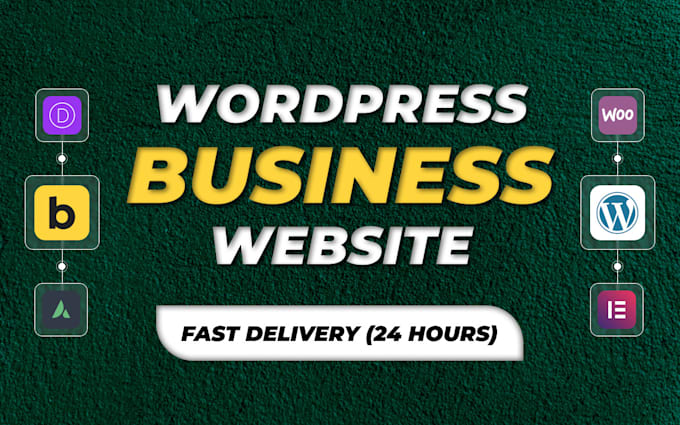 Gig Preview - Build responsive wordpress website, ecommerce website design