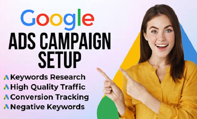 Gig Preview - Setup google ads adwords PPC campaign