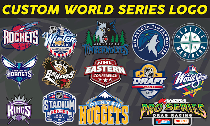 Gig Preview - Design custom mlb, nba, world series, all star, and parody logo for your brand