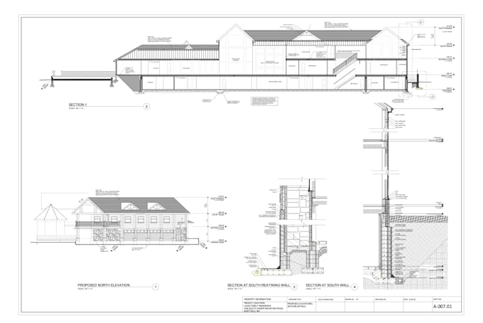 Gig Preview - Complete architectural drawing for permit and construction document set