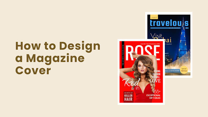 Gig Preview - Design magazine layout and cover, catalog, book