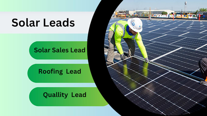 Gig Preview - Generate high quality roofing leads for your business